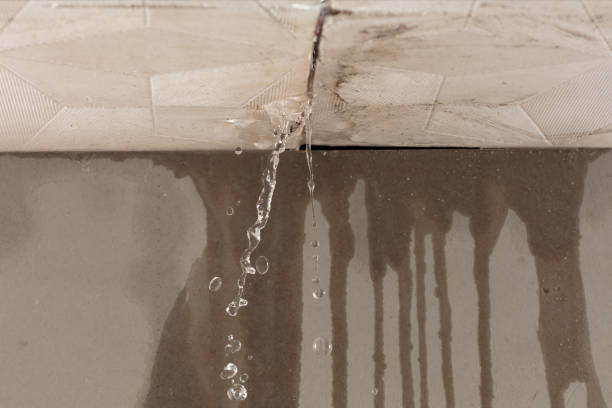 Professional Burst Pipe Cleanup technician working in Poland, ME